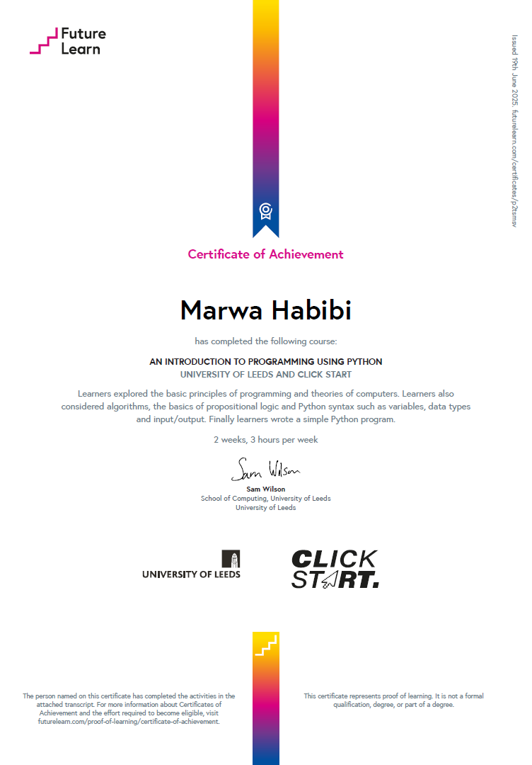 Recommendation Letter